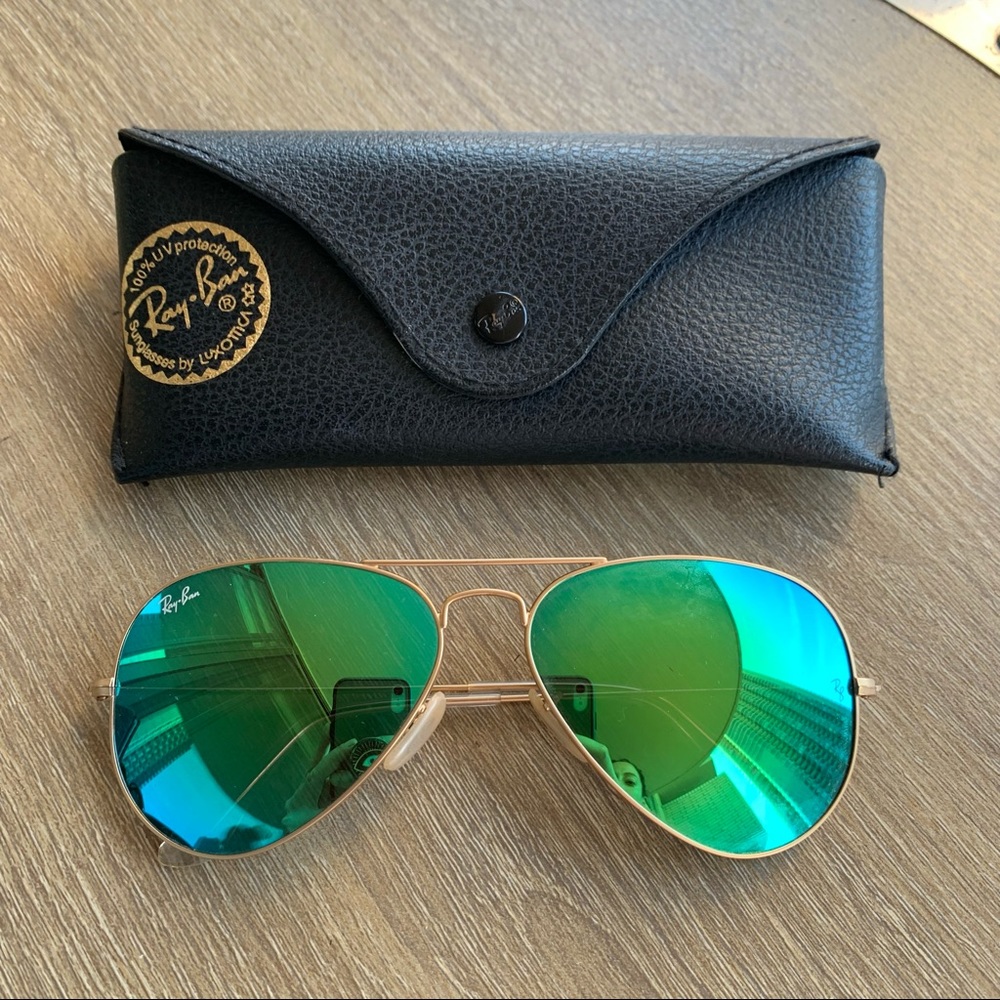 Ray Ban Aviators- Green